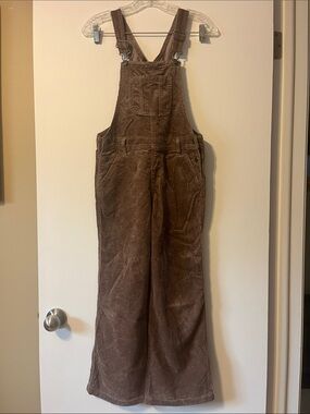 Cat & Jack Brown Corduroy Wide-Leg Overalls